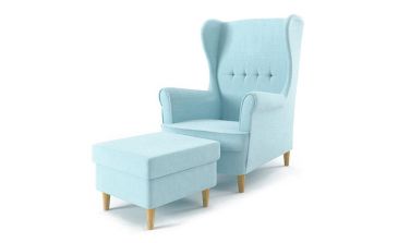 Fotel USZAK +podnóżek sofy, sofy rozkładane, allegro kanapy