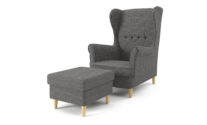 Sessel USZAK mit Hocker